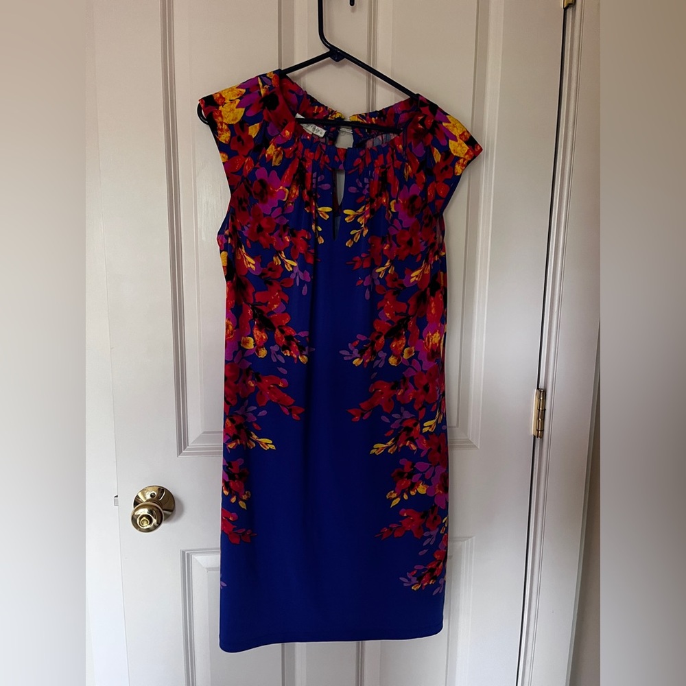 Floral Blue Dress